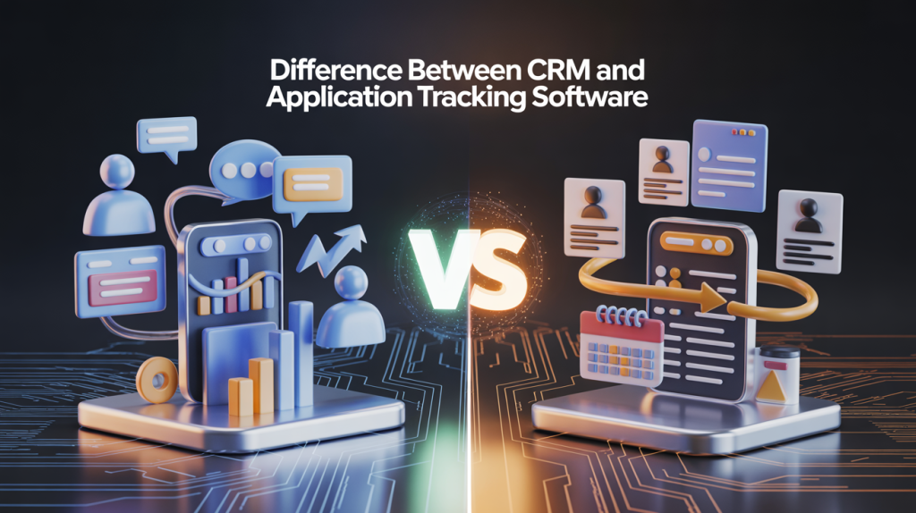 Difference Between CRM and Application Tracking Software